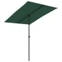 Gartenschirm mit grünem Aluminiummast 2x1,5 m von vidaXL, Sonnenschirme - Ref: Foro24-47336, Preis: 45,81 €, Rabatt: %