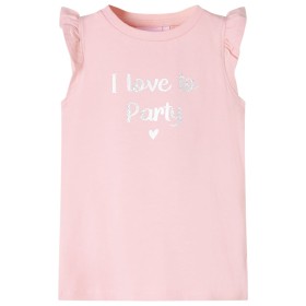 Kinder-T-Shirt mit hellrosa Flügelärmeln, Größe 116. von , Kinder-T-Shirts - Ref: Foro24-10501, Preis: 8,28 €, Rabatt: %