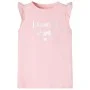 Hellrosa Kinder-T-Shirt mit Rüschenärmeln 116 von , Kinder-T-Shirts - Ref: Foro24-10501, Preis: 8,19 €, Rabatt: %
