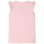 Kinder-T-Shirt mit hellrosa Flügelärmeln, Größe 116. von , Kinder-T-Shirts - Ref: Foro24-10501, Preis: 8,28 €, Rabatt: %