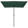 Gartenschirm mit grünem Aluminiummast 2x1,5 m von vidaXL, Sonnenschirme - Ref: Foro24-47336, Preis: 45,81 €, Rabatt: %