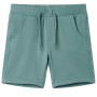 Pantalones cortos infantiles con cordón color azul petróleo claro 92 by , kids pants - Ref: Foro24-11629, Price: 9,12 €, Disc...
