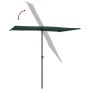 Garden umbrella with green aluminum pole 2x1.5 m by vidaXL, Umbrellas - Ref: Foro24-47336, Price: 45,81 €, Discount: %