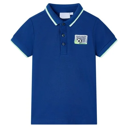 Dunkelblaues Poloshirt für Kinder, Größe 92. von , Kinder-T-Shirts - Ref: Foro24-12434, Preis: 9,32 €, Rabatt: %