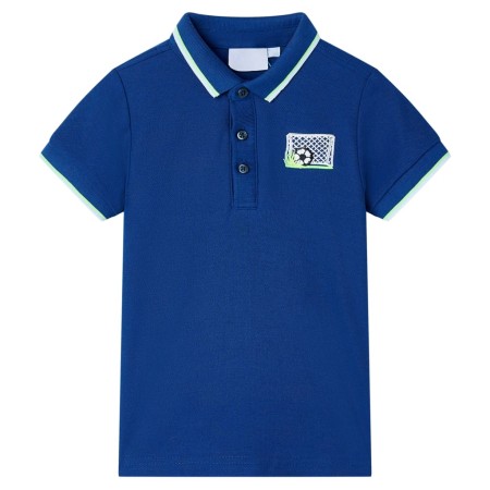 Polo de niños azul oscuro 92 by , Kids T-shirts - Ref: Foro24-12434, Price: 9,40 €, Discount: %