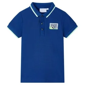 Polo de niños azul oscuro 116 by , Kids T-shirts - Ref: Foro24-12436, Price: 9,32 €, Discount: %