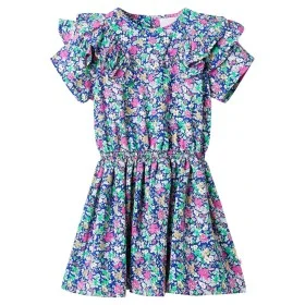 Kinderkleid mit Volantärmeln in Kobaltblau, Größe 140. von , Kinderkleider - Ref: Foro24-11553, Preis: 11,70 €, Rabatt: %