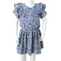 Kleid für Kinder mit Volantärmeln in Kobaltblau, Größe 116. von , Kinderkleider - Ref: Foro24-11551, Preis: 11,70 €, Rabatt: %
