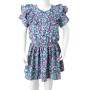 Kleid für Kinder mit Volantärmeln in Kobaltblau, Größe 116. von , Kinderkleider - Ref: Foro24-11551, Preis: 11,81 €, Rabatt: %