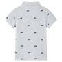 Kinder-Poloshirt in Melange-Grau, Größe 104. von , Kinder-T-Shirts - Ref: Foro24-12165, Preis: 10,76 €, Rabatt: %