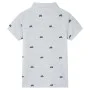 Kinder-Poloshirt in Melange-Grau, Größe 128. von , Kinder-T-Shirts - Ref: Foro24-12167, Preis: 10,65 €, Rabatt: %