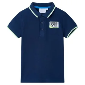Polo de niños azul oscuro 140 by , Kids T-shirts - Ref: Foro24-12443, Price: 9,32 €, Discount: %