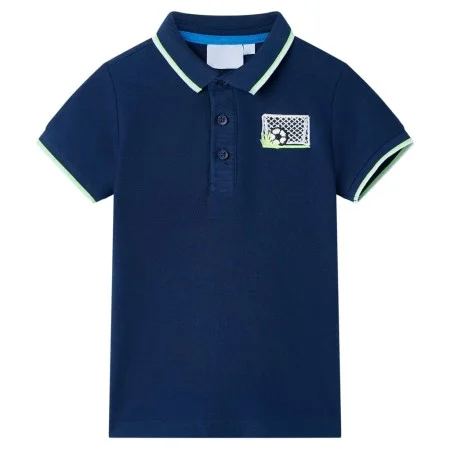 Dunkelblaues Poloshirt für Kinder, Größe 140. von , Kinder-T-Shirts - Ref: Foro24-12443, Preis: 9,32 €, Rabatt: %