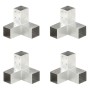 Y post connectors 4 pcs galvanized metal 71x71 mm by vidaXL, fence posts - Ref: Foro24-145458, Price: 70,39 €, Discount: %