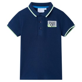 Polo de niños azul oscuro 116 de , Camisetas para niños - Ref: Foro24-12441, Precio: 9,40 €
