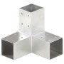 Conectores de postes en Y 4 uds metal galvanizado 71x71 mm de vidaXL, Postes de cerca - Ref: Foro24-145458, Precio: 70,39 €, ...
