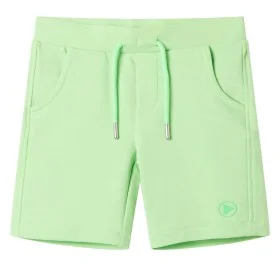 Pantalón corto de niños verde flúor 116 by , kids pants - Ref: Foro24-12506, Price: 9,64 €, Discount: %