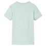 Camiseta de niños con rayas verde menta claro 140 by , Kids T-shirts - Ref: Foro24-12573, Price: 8,28 €, Discount: %
