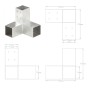 Y post connectors 4 pcs galvanized metal 71x71 mm by vidaXL, fence posts - Ref: Foro24-145458, Price: 70,39 €, Discount: %