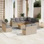Set de sofás de jardín 12 pzas y cojines ratán sintético marrón by , Garden sets - Ref: Foro24-3258496, Price: 755,94 €, Disc...