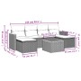 Gartensofagarnitur 7-teilig mit Kissen aus synthetischem Rattan in Beige. von , Gartensets - Ref: Foro24-3258629, Preis: 419,...