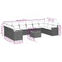 Set de sofás de jardín 11pzas con cojines ratán sintético beige de , Conjuntos de jardín - Ref: Foro24-3258733, Precio: 674,3...