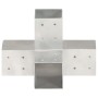 X Pfostenverbinder 4 Stück verzinktes Metall 81x81 mm von vidaXL, Zaunpfosten - Ref: Foro24-145468, Preis: 89,25 €, Rabatt: %