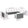 Set de sofás de jardín 12 pzas y cojines ratán sintético marrón by , Garden sets - Ref: Foro24-3260596, Price: 900,17 €, Disc...