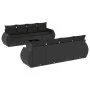 Set de sofás de jardín 8 piezas y cojines ratán sintético negro by , Garden sets - Ref: Foro24-3221144, Price: 648,28 €, Disc...