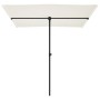 Sonnenschirm mit weißem Sand Aluminiumstange 2x1,5 m von vidaXL, Sonnenschirme - Ref: Foro24-47337, Preis: 45,81 €, Rabatt: %