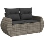 Gartenmöbel-Set, 6-teilig, mit grauen Polstern aus synthetischem Rattan. von , Gartensets - Ref: Foro24-3221429, Preis: 392,2...