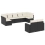 Set de sofás de jardín 8 piezas y cojines ratán sintético negro by , Garden sets - Ref: Foro24-3219406, Price: 506,86 €, Disc...