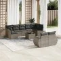 Set de sofás de jardín 10 pzas con cojines ratán sintético gris by , Modular outdoor sofas - Ref: Foro24-3221829, Price: 612,...