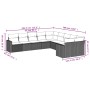 Set de sofás de jardín 10 pzas cojines ratán sintético negro by , Modular outdoor sofas - Ref: Foro24-3251843, Price: 594,42 ...