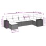 Set sofás de jardín 7 piezas y cojines ratán sintético beige by , Garden sets - Ref: Foro24-3222877, Price: 462,95 €, Discoun...
