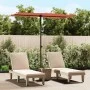 Garden umbrella with terracotta aluminum pole 180x110 cm by vidaXL, Umbrellas - Ref: Foro24-47333, Price: 46,28 €, Discount: %