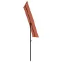 Garden umbrella with terracotta aluminum pole 180x110 cm by vidaXL, Umbrellas - Ref: Foro24-47333, Price: 46,28 €, Discount: %