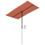 Garden umbrella with terracotta aluminum pole 180x110 cm by vidaXL, Umbrellas - Ref: Foro24-47333, Price: 46,28 €, Discount: %