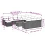 Set sofás de jardín con cojines 13 pzas ratán sintético beige by , Garden sets - Ref: Foro24-3258993, Price: 842,06 €, Discou...