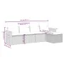 Juego de sofás jardín con cojines 5 pzas ratán sintético gris by , Garden sets - Ref: Foro24-3259162, Price: 320,44 €, Discou...
