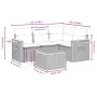 Juego de sofás jardín con cojines 5 pzas ratán sintético gris by , Garden sets - Ref: Foro24-3259183, Price: 332,37 €, Discou...
