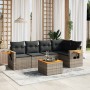Gartenmöbel-Set, 6-teilig, mit grauen Polstern aus synthetischem Rattan. von , Gartensets - Ref: Foro24-3259197, Preis: 385,9...