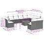 Set de sofás de jardín 11 pzas y cojines ratán sintético gris by , Garden sets - Ref: Foro24-3260163, Price: 653,61 €, Discou...