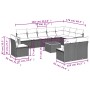 Set de sofás de jardín 11 pzas y cojines ratán sintético gris by , Garden sets - Ref: Foro24-3260163, Price: 630,98 €, Discou...