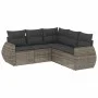 Juego de sofás jardín con cojines 5 pzas ratán sintético gris by , Garden sets - Ref: Foro24-3253687, Price: 348,47 €, Discou...
