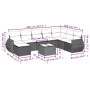 Gartensofagarnitur mit beigen Kissen, 8-teilig, aus PE-Rattan. von , Gartensets - Ref: Foro24-3254096, Preis: 521,23 €, Rabat...