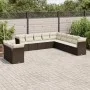 Set de sofás de jardín 11 pzas cojines ratán sintético marrón by , Garden sets - Ref: Foro24-3217883, Price: 747,80 €, Discou...