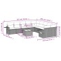 Set de sofás de jardín 11 pzas y cojines ratán sintético negro by , Garden sets - Ref: Foro24-3220715, Price: 604,87 €, Disco...