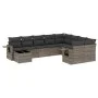 Gartensofa-Set, 10-teilig, mit grauen Polstern aus synthetischem Rattan von , Gartensets - Ref: Foro24-3220659, Preis: 591,47...