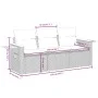 Set de sofás de jardín con cojines 3 pzas ratán sintético negro by , Garden sets - Ref: Foro24-3226594, Price: 232,36 €, Disc...